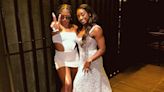 Simone Biles Dances Her Wedding Night Away in a Custom-Made Shimmery Party Dress