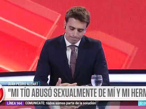 Juan Pedro Aleart, el periodista que reveló en vivo que él y sus hermanos fueron abusados por su padre y tío