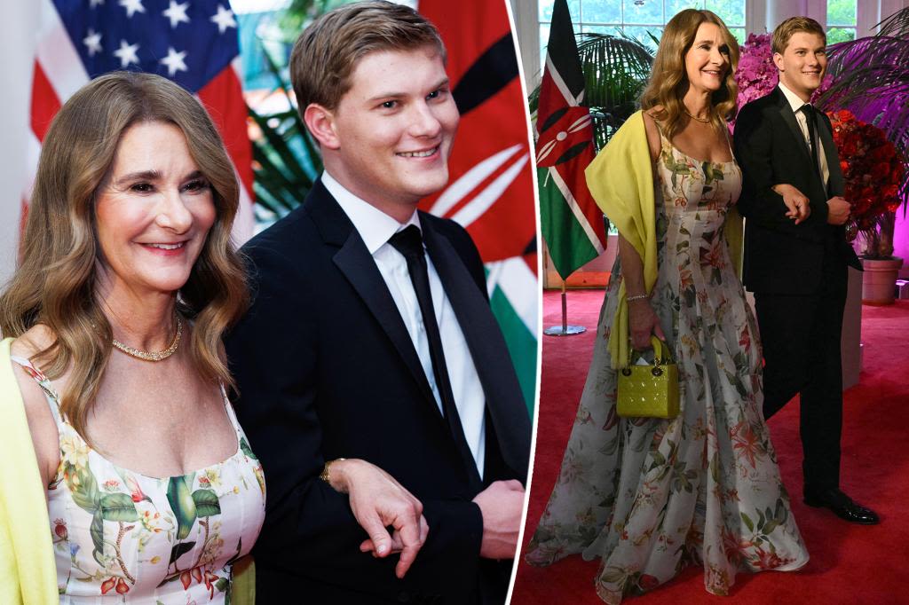Melinda Gates’ son, Rory, make rare appearance at White House State Dinner