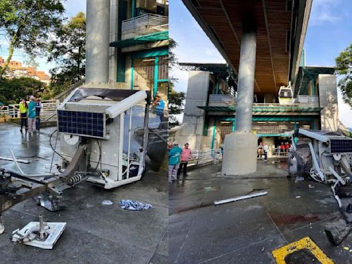 Autoridades revelan qué pasó en accidente del metrocable de Medellín que deja un muerto