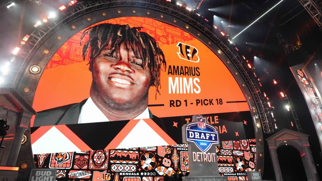 Amarius Mims crowned 'best pick' of 2024 NFL draft's 1st round
