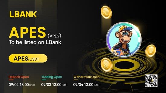 APES (APES) Now Trading on LBank Exchange with 145% Price Surge | Invezz