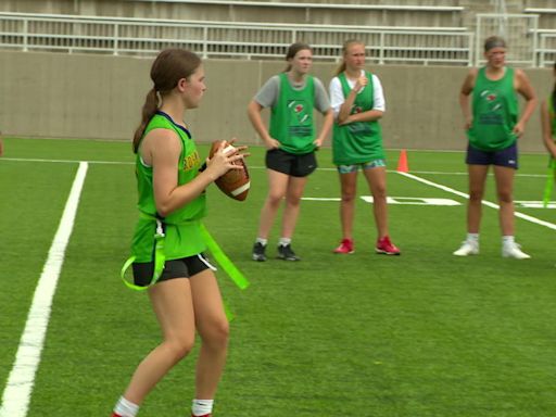 Girls flag football is gaining traction in Minnesota, thanks in part to the Vikings