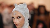 Doja Cat channels Karl Lagerfeld's iconic cat Choupette at the Met Gala — complete with feline prosthetics