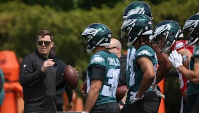 Eagles training camp news: Kellen Moore on Kenny Pickett vs. Tanner McKee for backup QB; C.J. Gardner-Johnson injury update