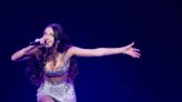 Ahead of Rupp Arena show, pop star Olivia Rodrigo shows support for Kamala Harris