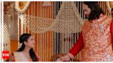 From Radhika Merchant adorning Anant Ambani with varmala to the couple sharing a warm hug: Moments from their graha shanti puja go viral - See photos | - Times of India