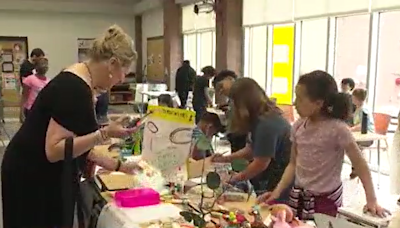 Elementary school market gives children a taste of real-world business