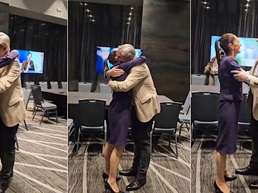 El abrazo de Alberto Fernández y el saludo de Cristina Kirchner a Claudia Sheinbaum tras ser electa presidenta de México