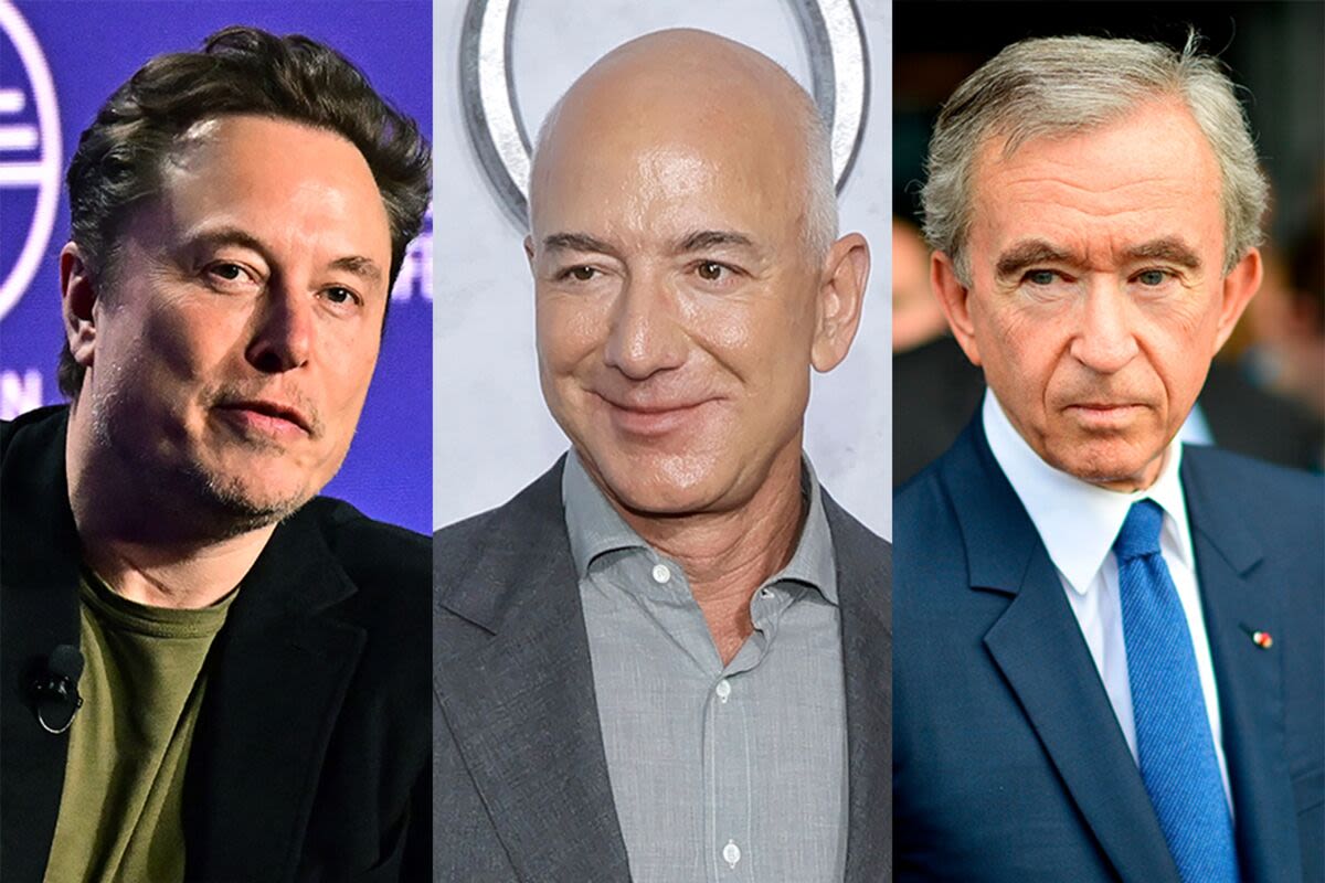 Three-Way Race for World’s Richest Emerges With Musk Buoyed by Pay Vote