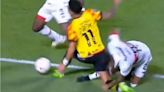 VIDEO: Exjugador de Rayados sufre brutal entrada en la Copa Libertadores | El Universal