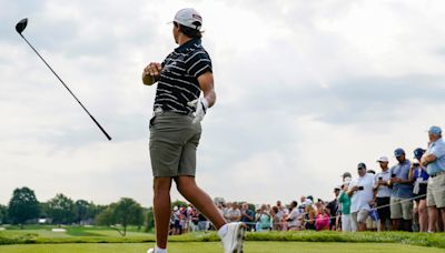 Charlie Woods' disastrous round ends with him and Tiger blowing off fans and reporters