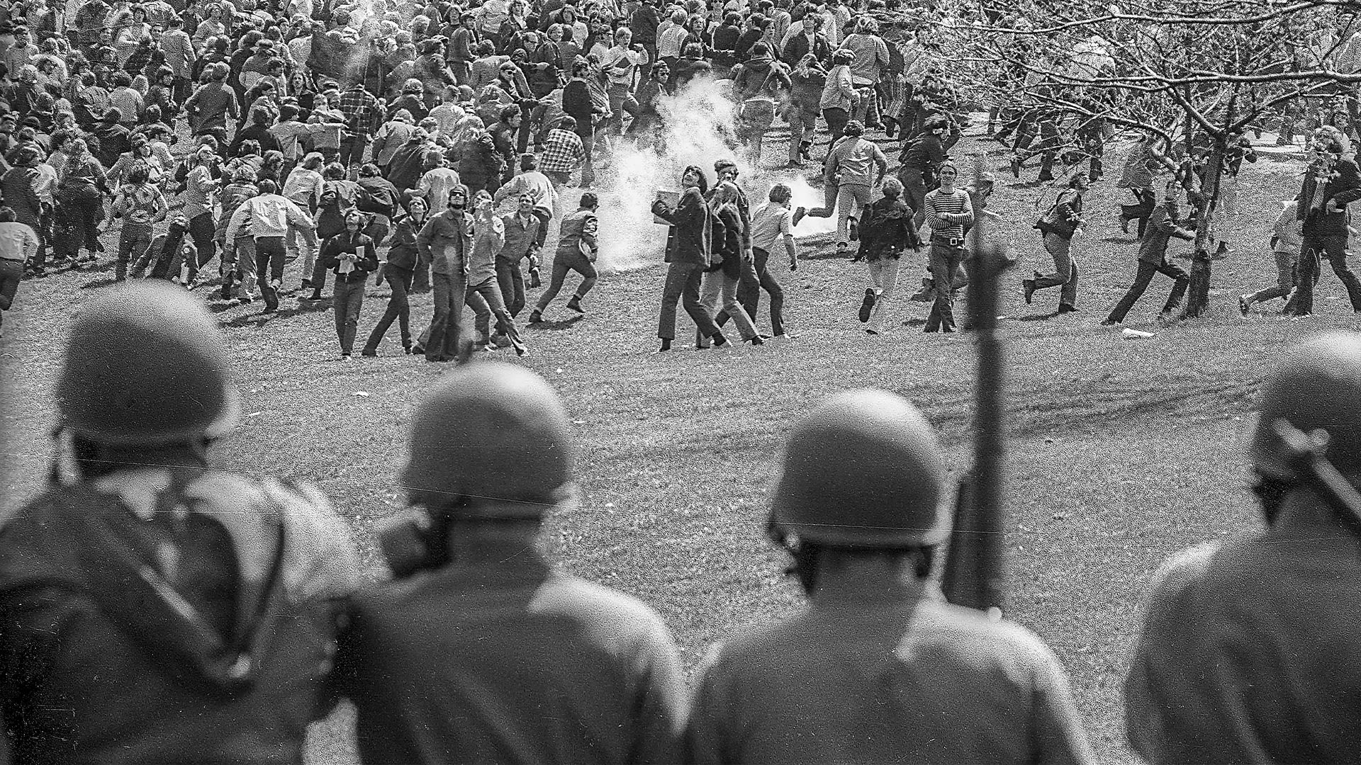 I was paralyzed in Kent State shootings - students must 'get out of their tents'