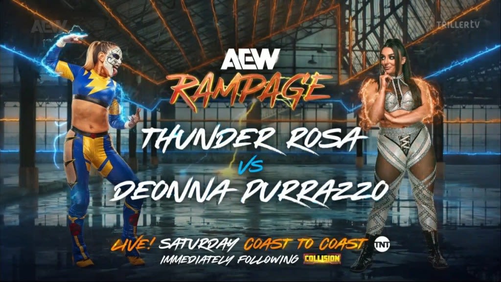 Thunder Rosa vs. Deonna Purrazzo, Parking Lot Fight Set For 4/27 AEW Rampage