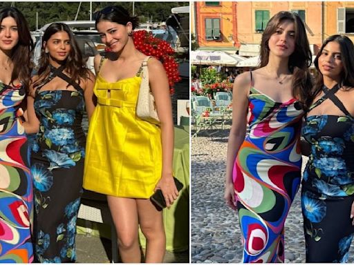 Anant Ambani-Radhika Merchant’s cruise pre-wedding: Suhana Khan, Shanaya Kapoor and Ananya Panday take over Portofino streets in style; PICS