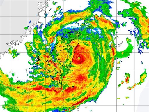 颱風凱米花蓮外海打轉估24日深夜登陸 宜花中南部防劇烈降雨