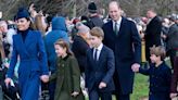 Royal family members wore color-coordinated looks at their annual Christmas outing