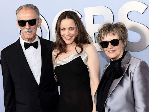 Rachel McAdams gets support from mom and dad at 2024 Tonys