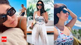 Kareena Kapoor rocks beach fashion in a summer-spirited tank top | See Pics - Times of India