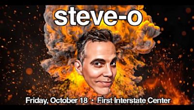 Steve-O bringing comedy show to First Interstate Center in Spokane