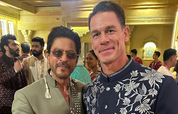 John Cena recalls being 'starstruck' by Shah Rukh Khan at Anant Ambani's wedding: 'He was amazing'