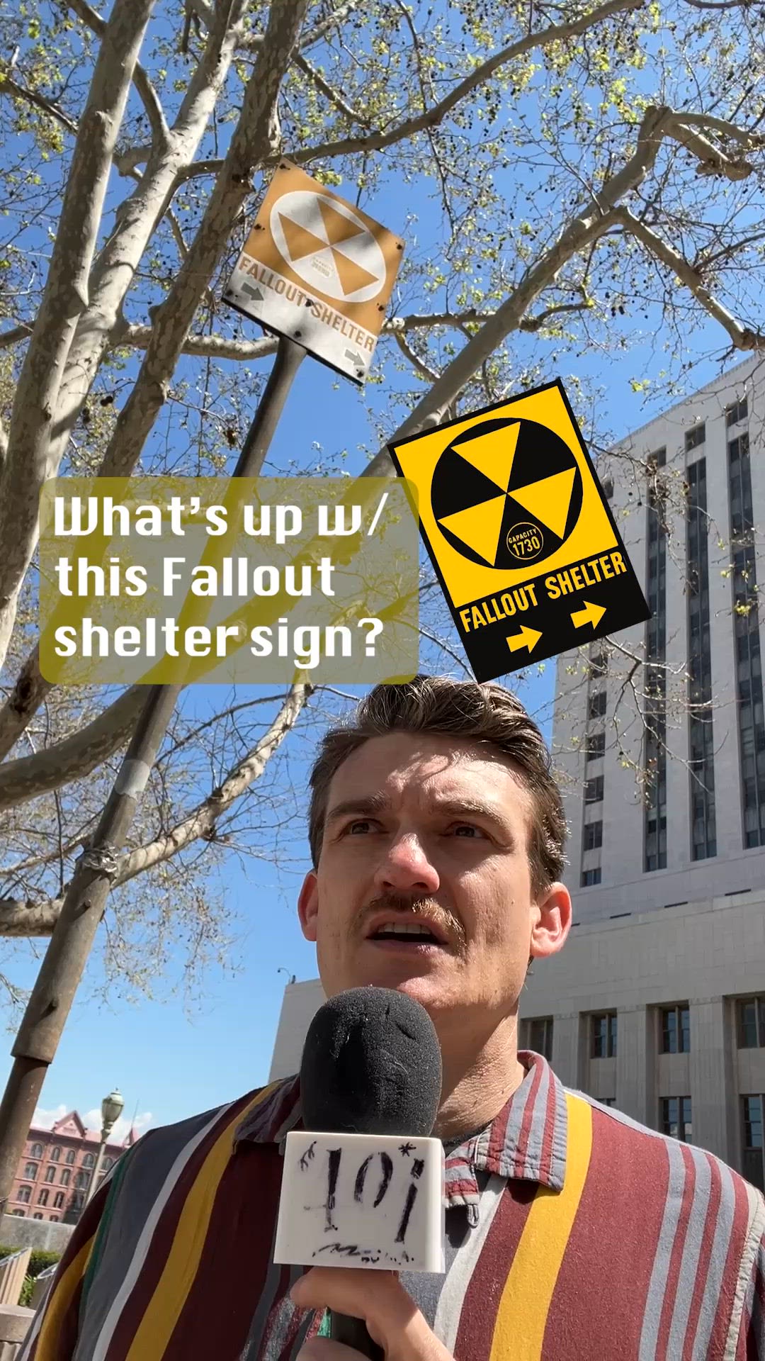 What’s up with the fallout shelter sign in downtown L.A.?