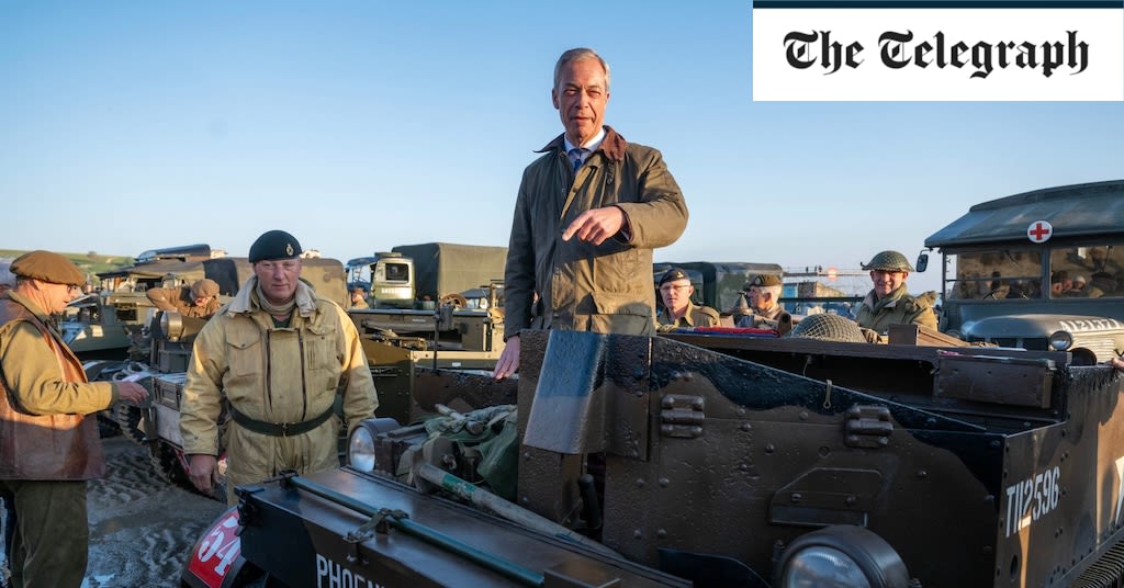 Farage hits out at Sunak for leaving D-Day commemorations early