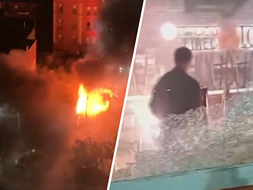 Video shows man inside burning Boston restaurant as authorities investigate raging fire