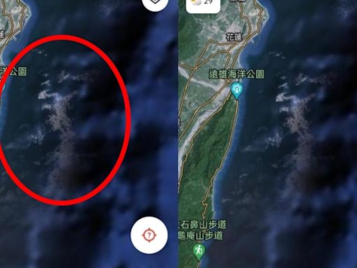 Google地圖「花蓮外海驚見人臉」！網：太玄了