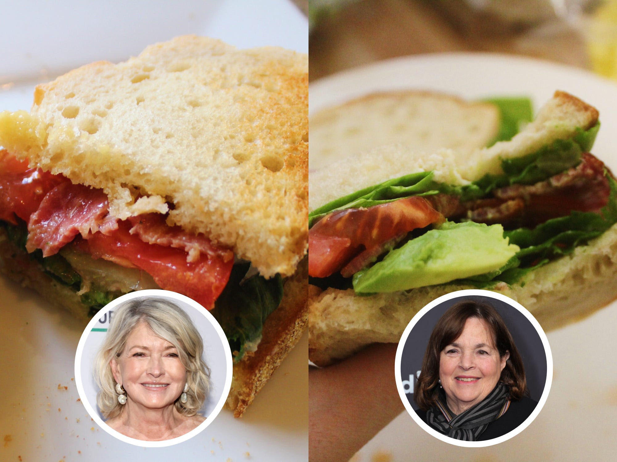 I compared Martha Stewart's and Ina Garten's BLT sandwiches, and I preferred the recipe with store-bought mayo