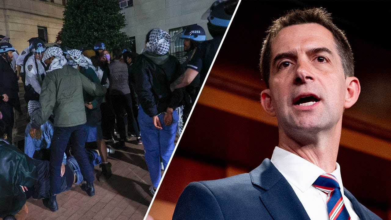 Sen. Tom Cotton takes aim at student loan forgiveness for anti-Israel agitators