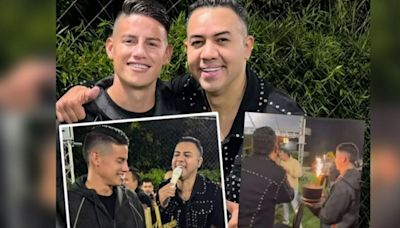 James Rodríguez celebró (ahora sí) su cumpleaños y armó parrandón a punta de vallenato