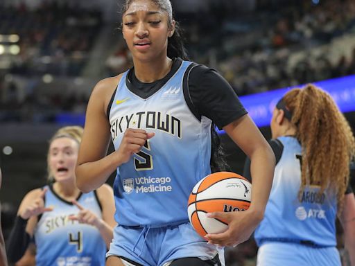 Angel Reese's WNBA record double-doubles streak ends in Sky's loss to Liberty