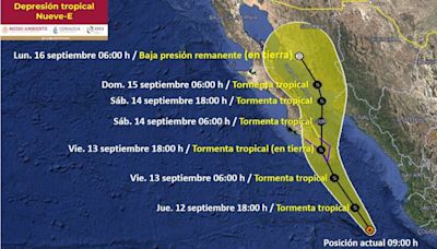 Se forma la depresión tropical Nueve-E en el océano Pacífico y podría convertirse en tormenta tropical rápidamente | CNN