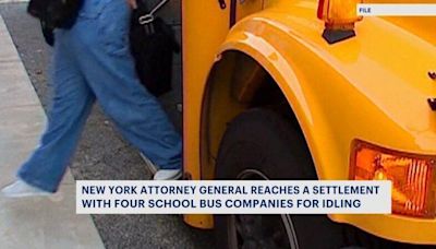 NY attorney general sues school bus companies for environmental harm from illegal idling