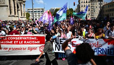 More than 100 protests over Macron's choice of PM