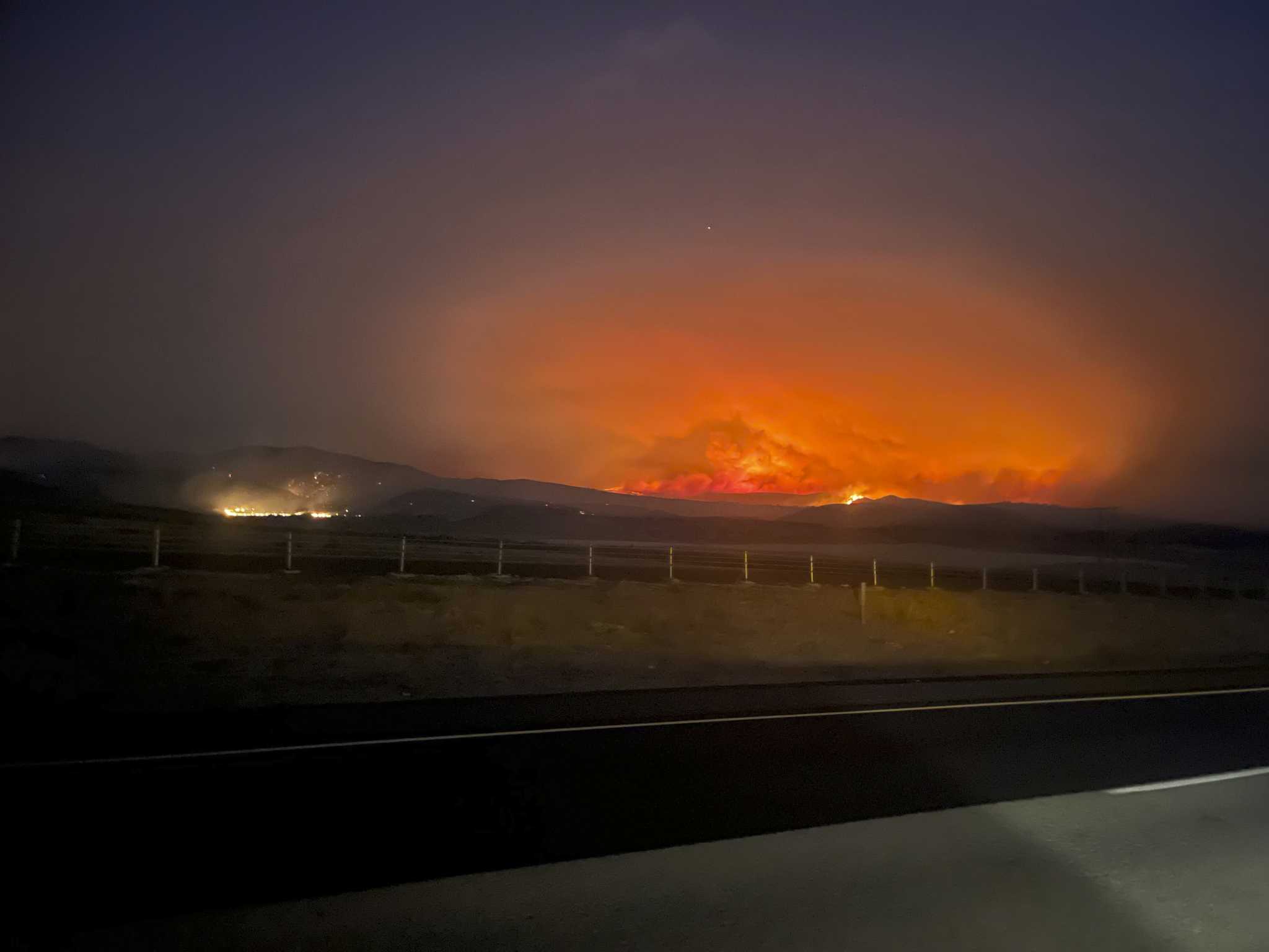Wildfires threaten communities in the West as Oregon fire closes interstate, creates its own weather
