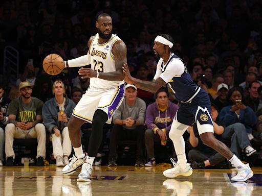 Lakers stave off playoff elimination while ending 11-game losing streak against Nuggets