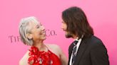 Keanu Reeves, girlfriend Alexandra Grant share sweet smooch on the red carpet: See the photo