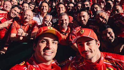 Charles Leclerc alaba a Sainz, con un pero que intentará corregir en China: «He tenido más problemas que Carlos»