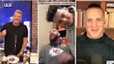 Chiefs quarterback Patrick Mahomes crashed Travis Kelce’s interview on ESPN