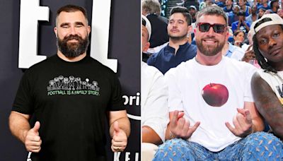 Jason Kelce Sides with Taylor Swift Fan Poking Fun at Travis Kelce’s Ripped Jeans: ‘Now That’s Funny!’