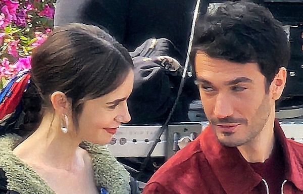 Lily Collins Films ‘Emily in Paris’ with Eugenio Franceschini, Her Character’s Potential New Love Interest!