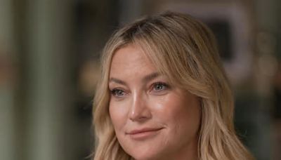 Kate Hudson says her relationship with her father, Bill Hudson, is "warming up"