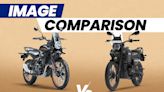 Royal Enfield Himalayan 450 vs 2024 Yezdi Adventure: Image Comparison - ZigWheels