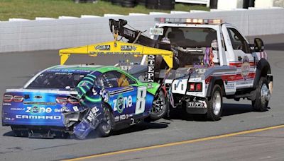 Kyle Busch, Corey LaJoie tangle in late multi-car crash at Pocono