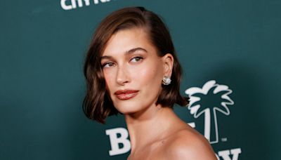 Hailey Bieber's Farmers Market Nails Have Itty Bitty Fruits and Veggies All Over Them