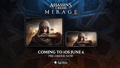 Assassin's Creed Mirage arriverà sui dispositivi iOS a giugno