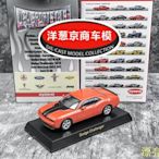 熱銷 模型車 1:64 京商 kyosho 道奇 Dodge Challenger 挑戰者 橙美式肌肉車模