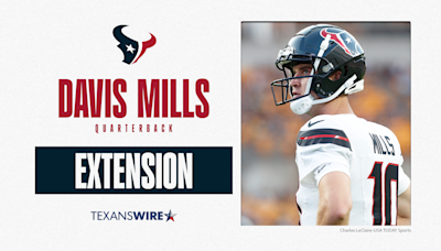 Texans QB Davis Mills agrees to one-year contract extension